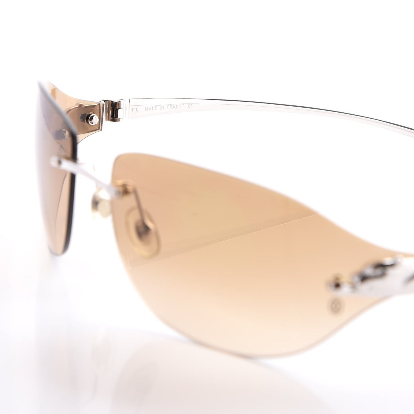 Panthere De Aviator Sunglasses Platinum