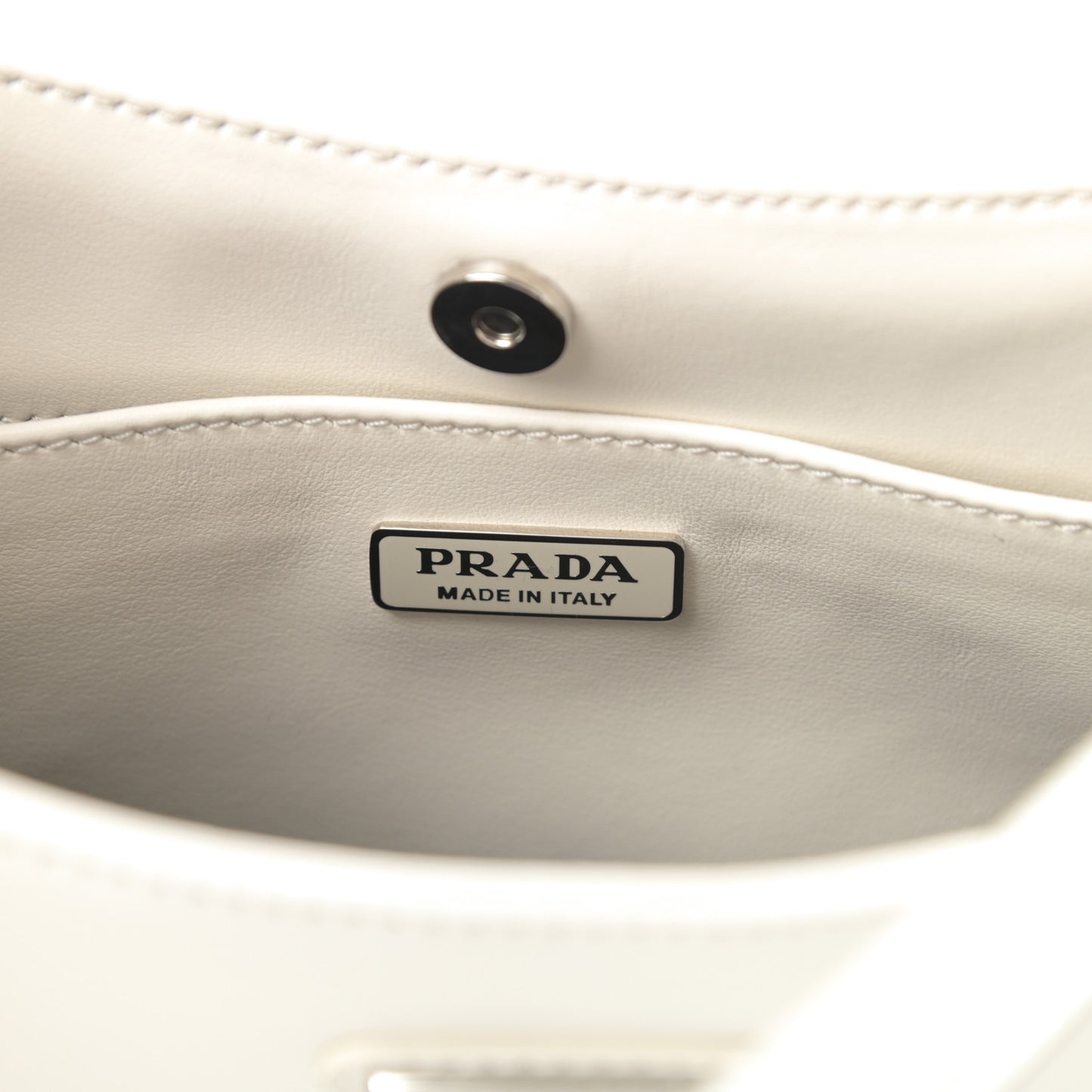 Spazzolato Cleo Shoulder Bag White