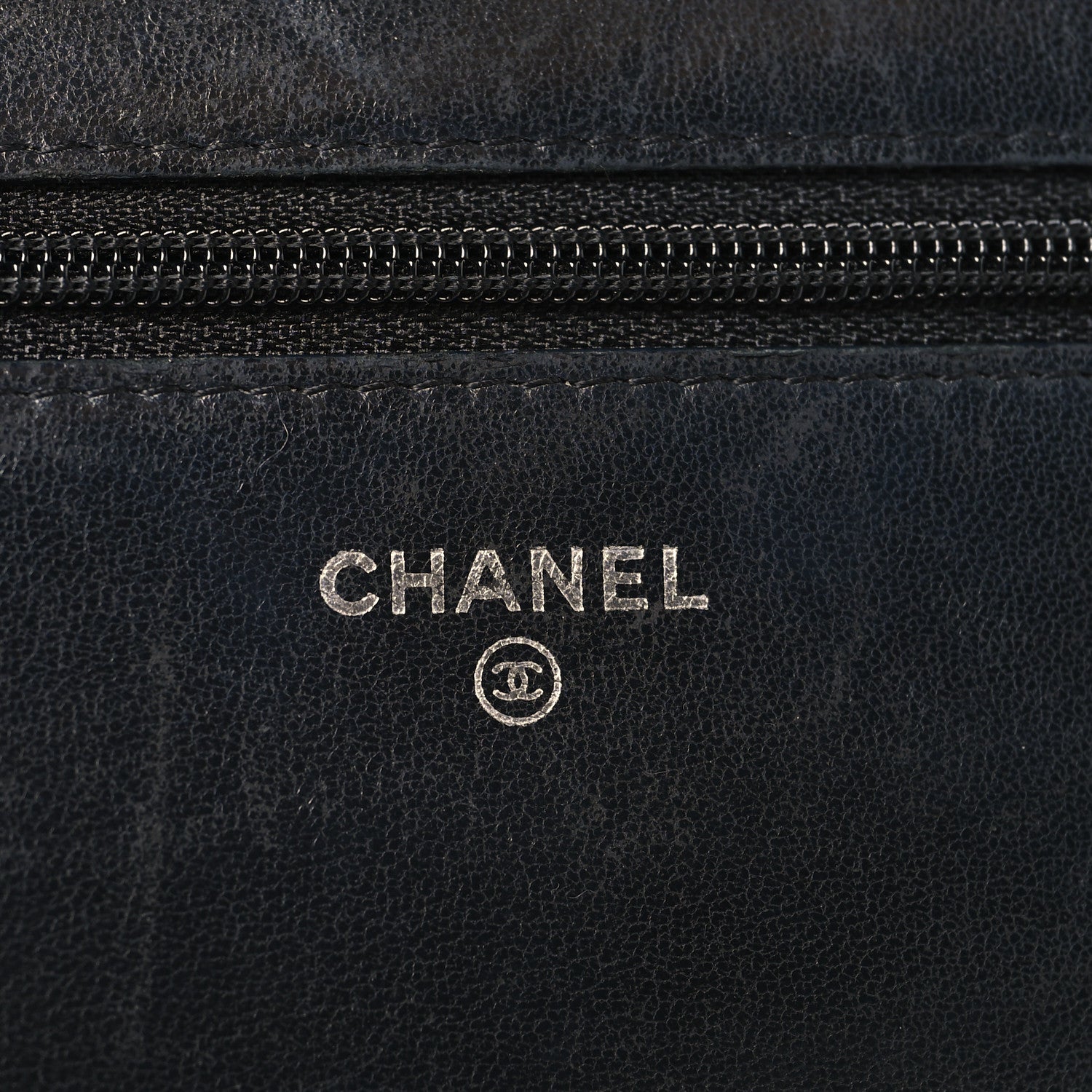 Chanel Calfskin Diamond Stitch Wallet On Chain WOC Black 6 of 11