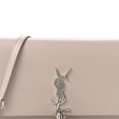 Saint Laurent Smooth Calfskin Classic Monogram Kate Tassel Chain Wallet Marble Pink 8 of 9