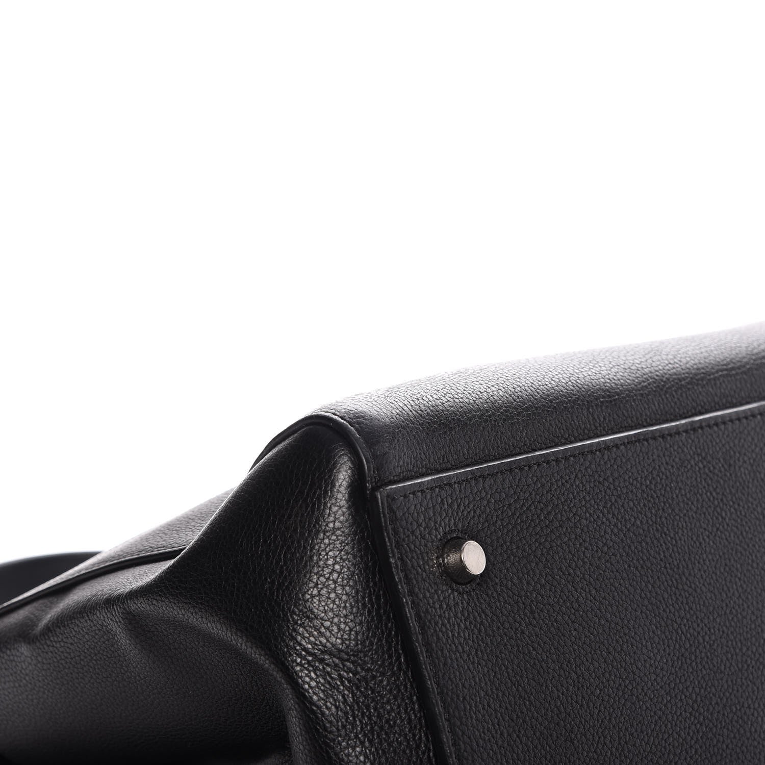 Celine Supple Calfskin Medium Edge Shoulder Bag Black 10 of 20