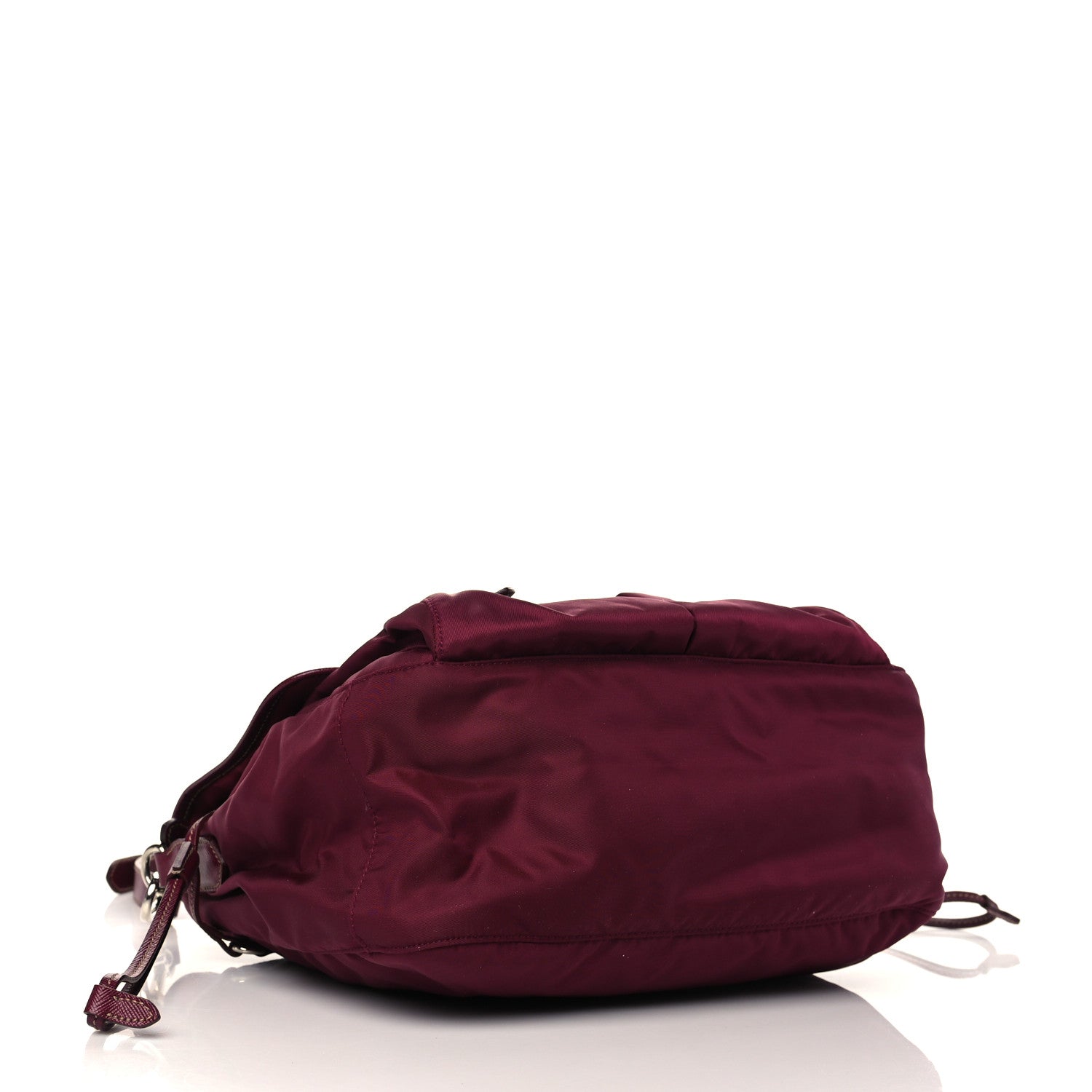 Prada Tessuto Nylon Saffiano Messenger Bag Barolo 3 of 6