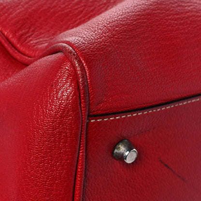 Prada Goatskin Cerniera Doctor Bag Rubino 8 of 13