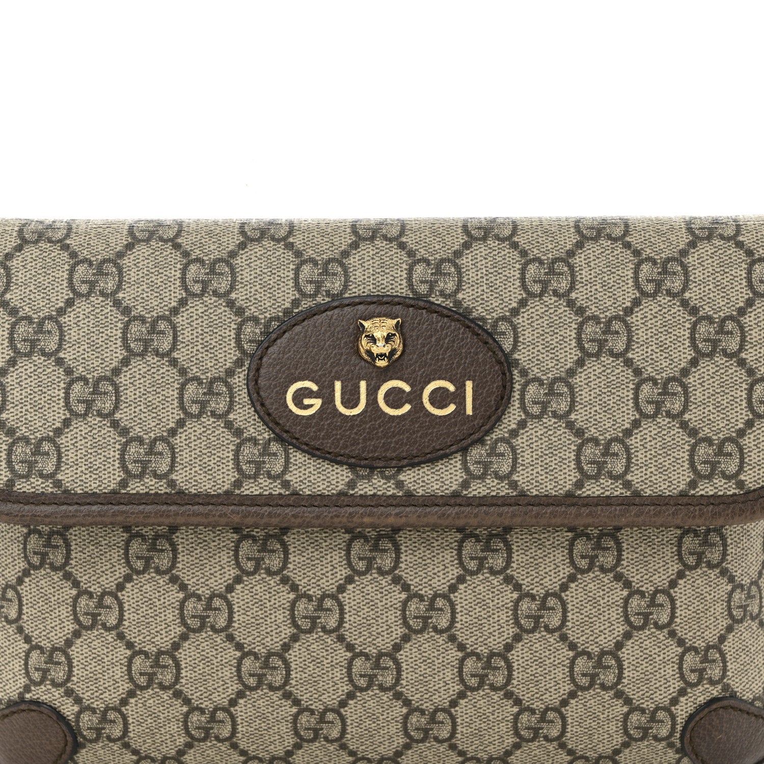 Gucci GG Supreme Monogram Neo Vintage Web Belt Bag Brown 15 of 21