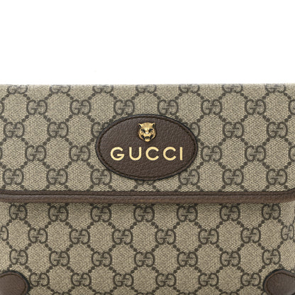 Gucci GG Supreme Monogram Neo Vintage Web Belt Bag Brown 15 of 21