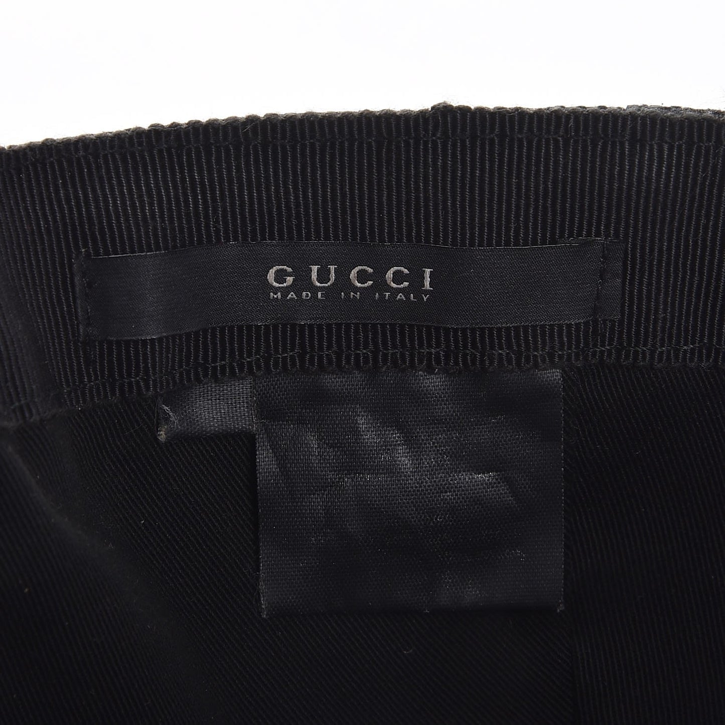 Monogram Web Baseball Hat M Black