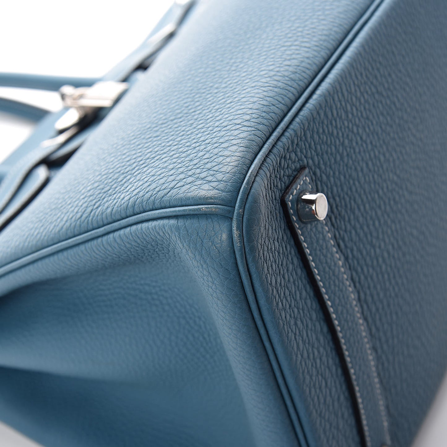 Togo Birkin 35 Blue Jean