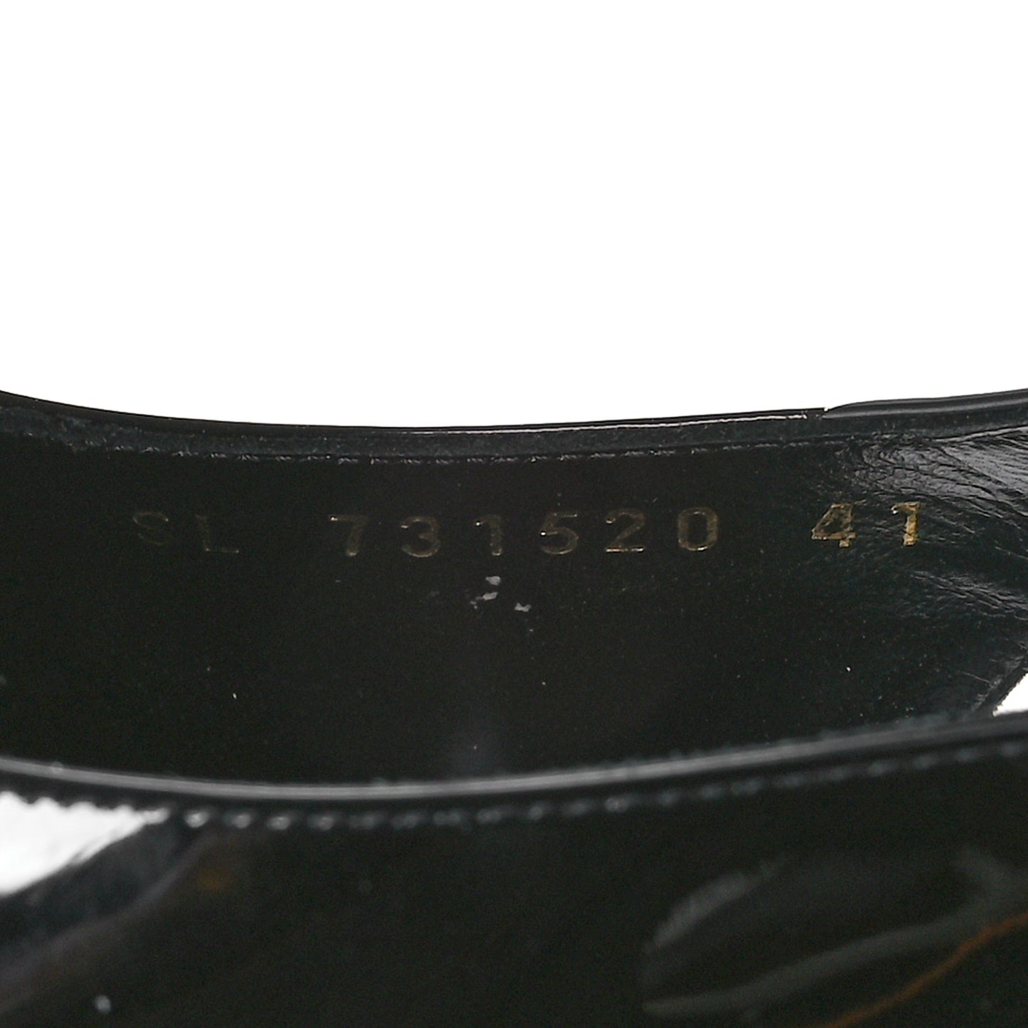 Patent Calfskin Kiss 105 Slingback Pumps 41 Black