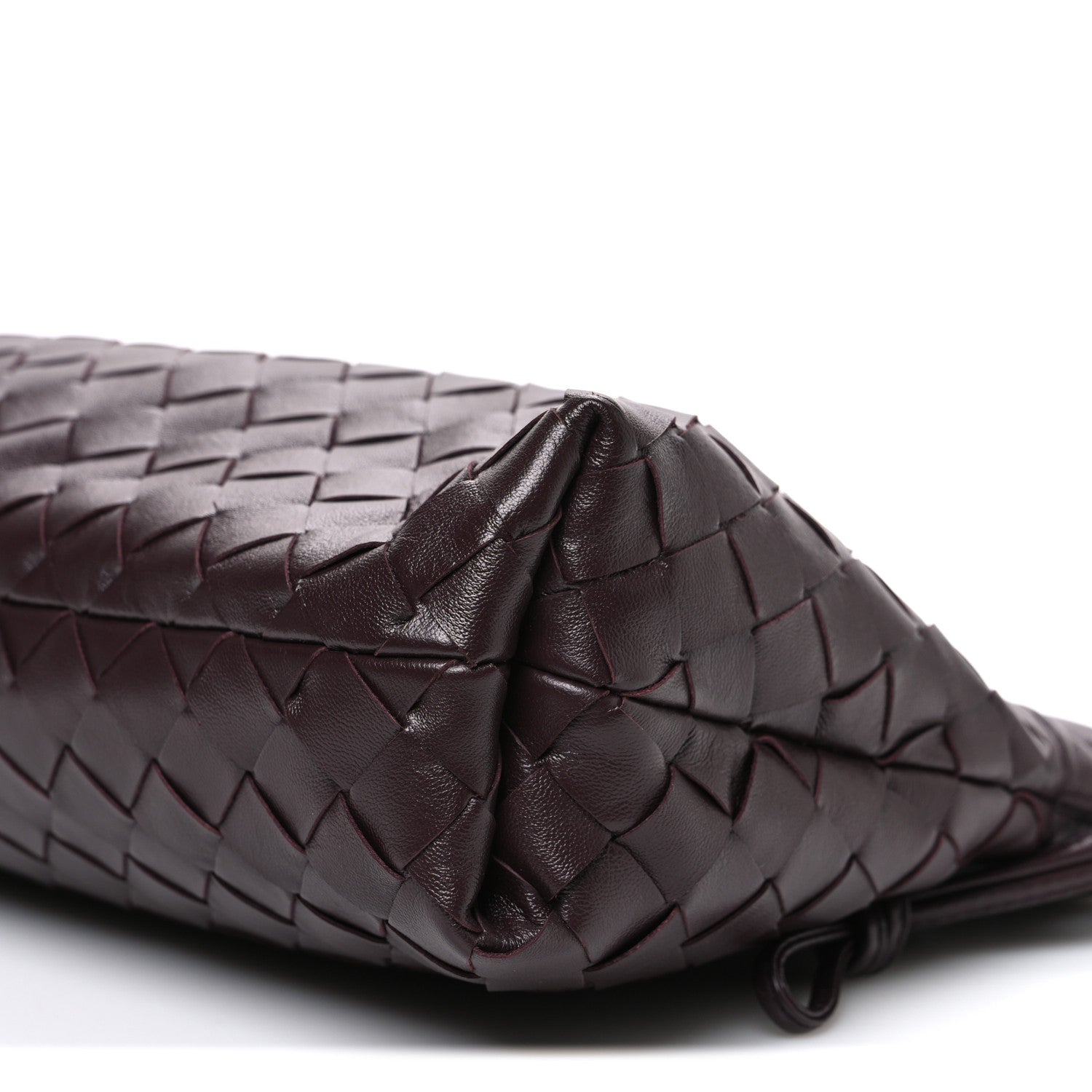 Bottega Veneta Nappa Intrecciato Dustbag Notte Shoulder Bag Dark Barolo Brass 11 of 11