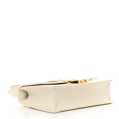 Christian Dior Grained Calfskin 30 Montaigne Flap Bag White 4 of 14