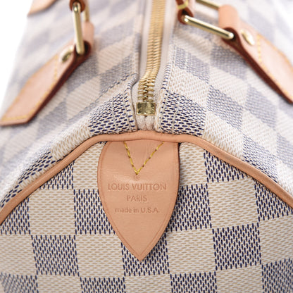 Louis Vuitton Damier Azur Speedy 25 7 of 9