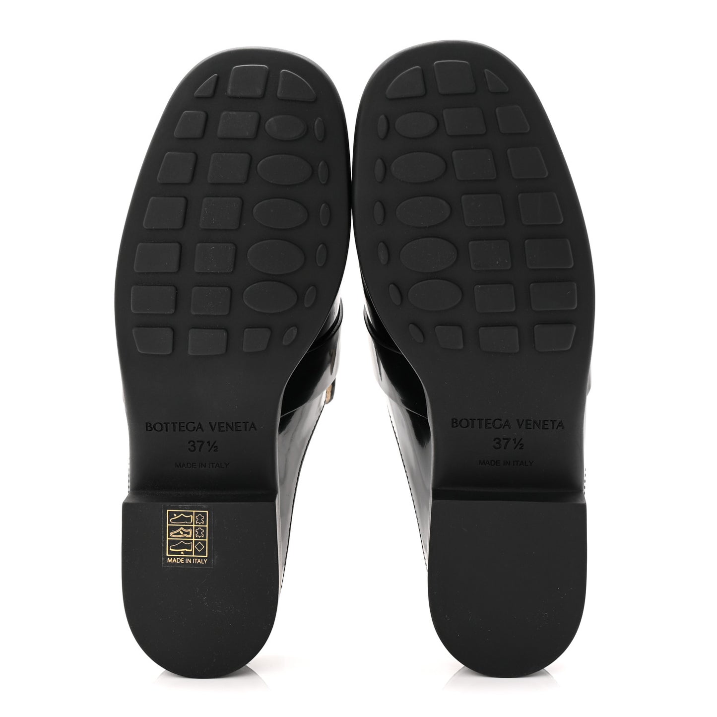 Calfskin Monsieur Loafers 37.5 Black