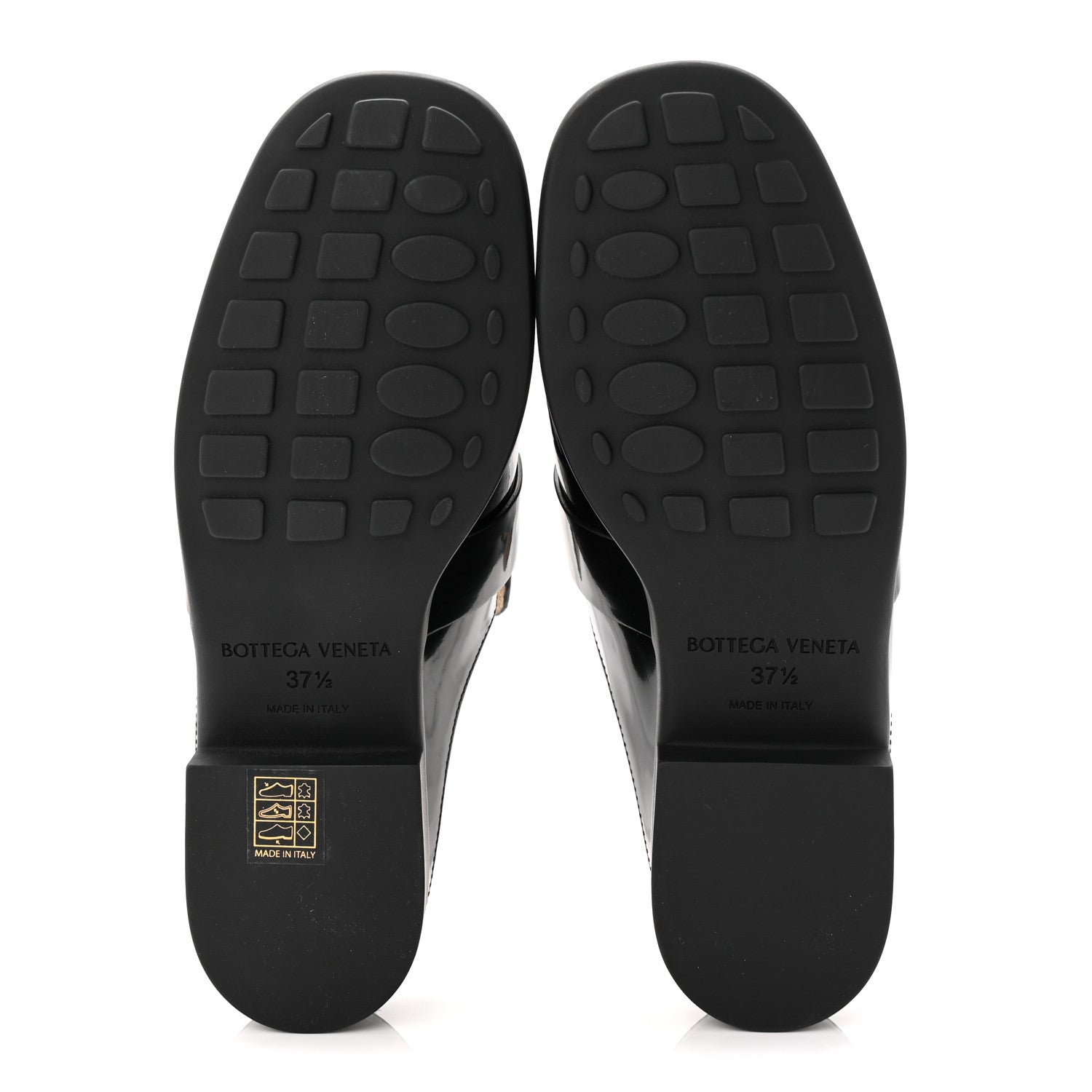 Bottega Veneta Calfskin Monsieur Loafers 37.5 Black 6 of 9
