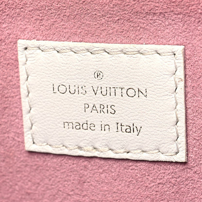 Louis Vuitton Lambskin Embossed Monogram LV Garden Coussin PM Cream 8 of 11