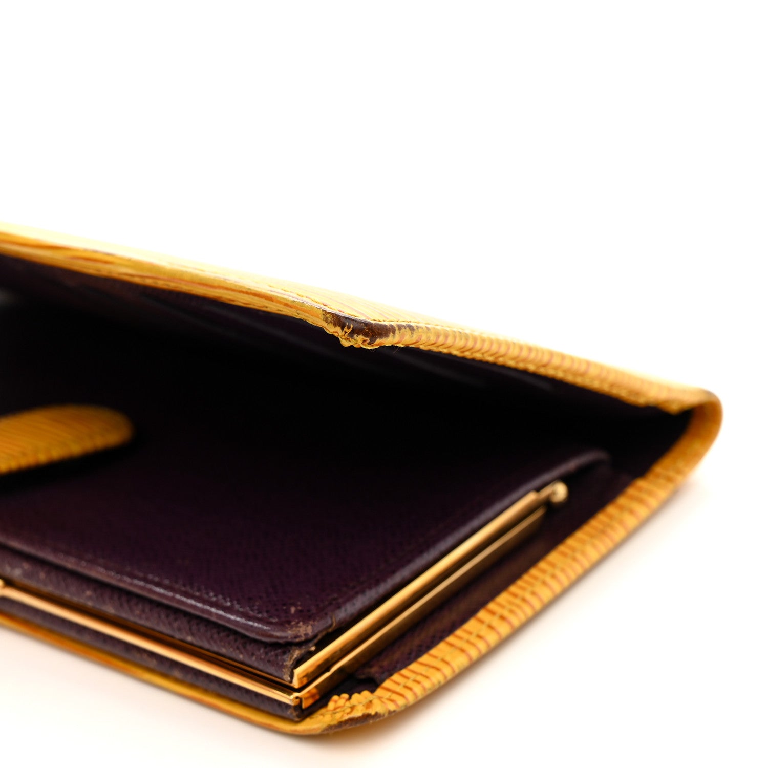 Louis Vuitton Epi Continental French Purse Wallet Tassil 9 of 13