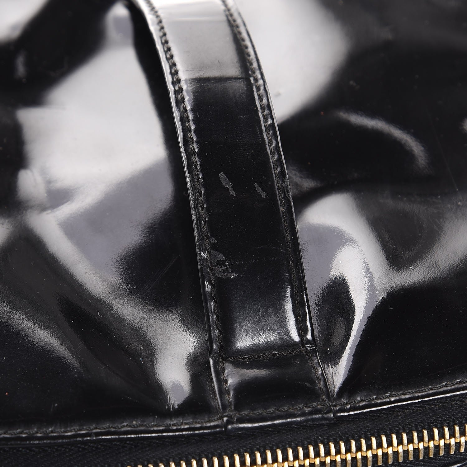 Chanel Patent Vanity Cosmetic Case Black 8 of 16
