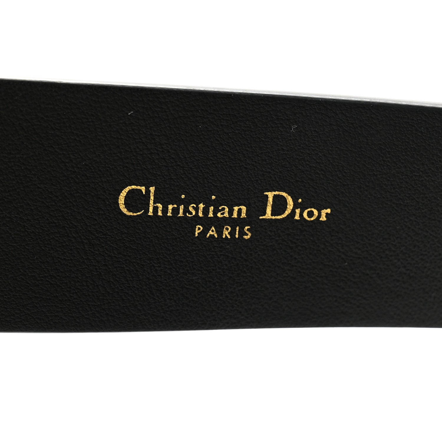 Christian Dior Calfskin 30 Montaigne 75 30 Belt Black 3 of 6