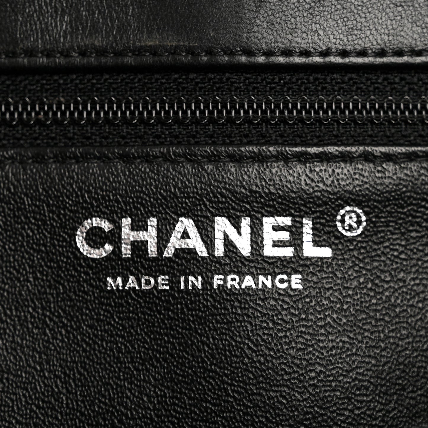 Lambskin Quilted Flap Clutch Black