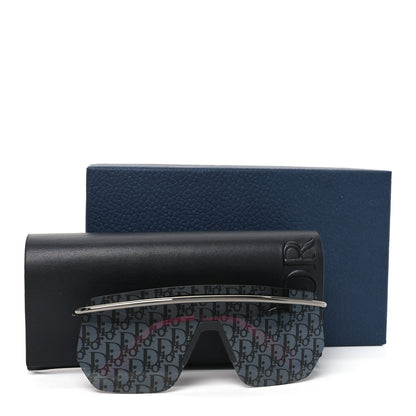 Christian Dior Metal Oblique DiorMotion M1I Mask Sunglasses Grey Pink 6 of 6