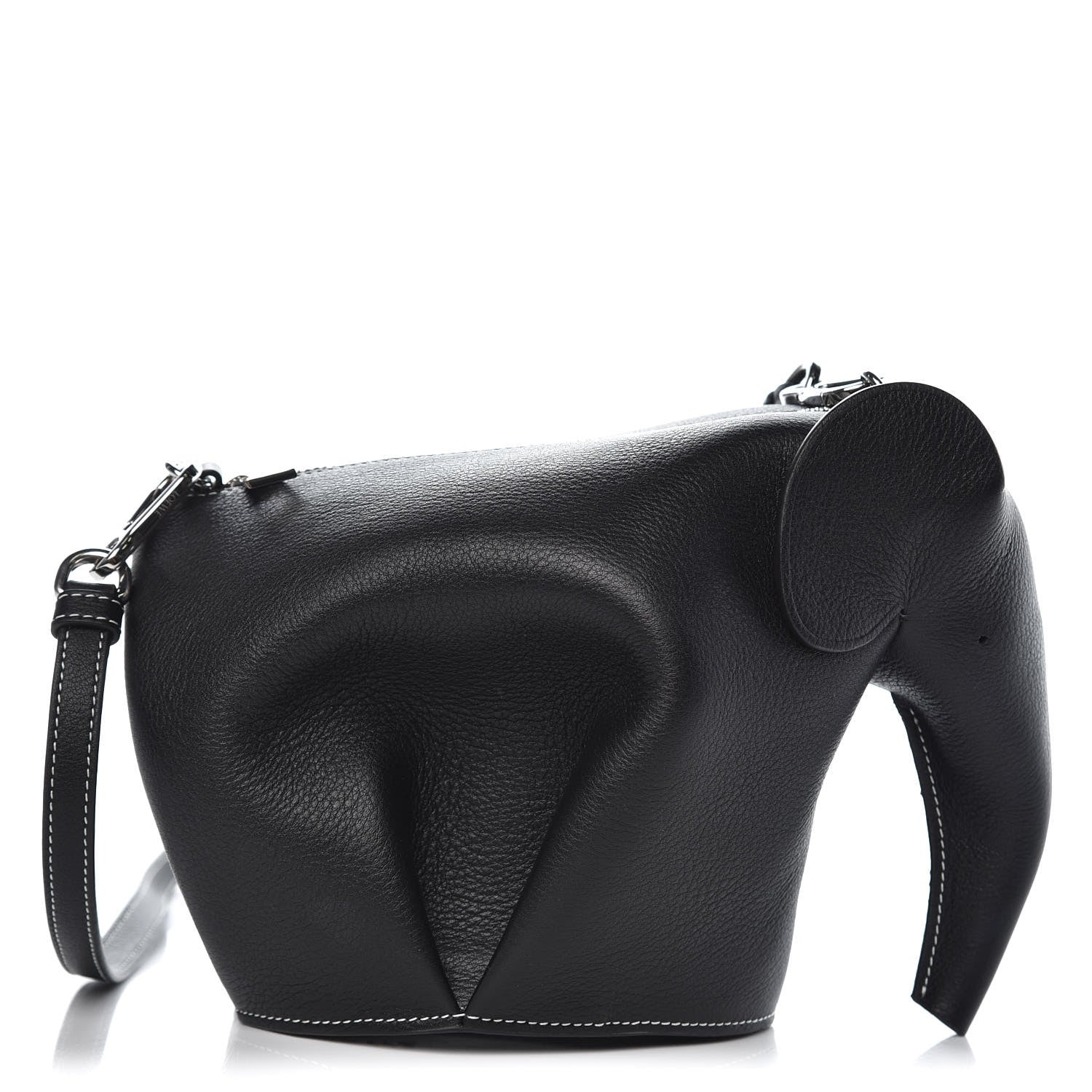 Loewe Calfskin Mini Elephant Crossbody Bag Black 1 of 6