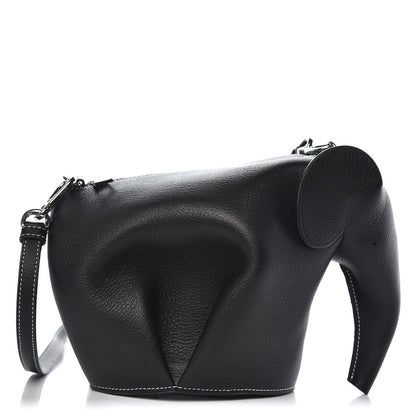 Loewe Calfskin Mini Elephant Crossbody Bag Black 1 of 6