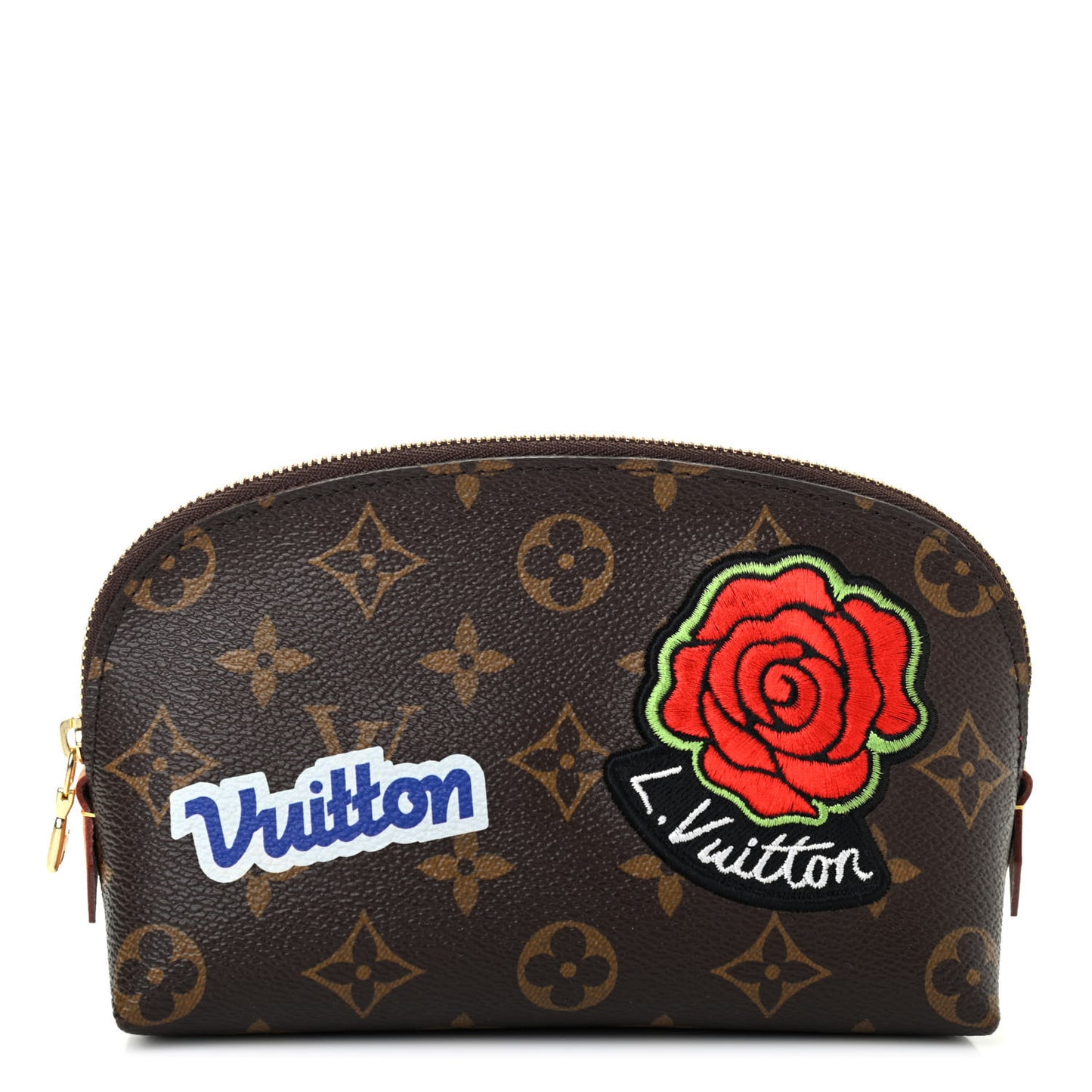 Monogram Patches Cosmetic Pouch PM