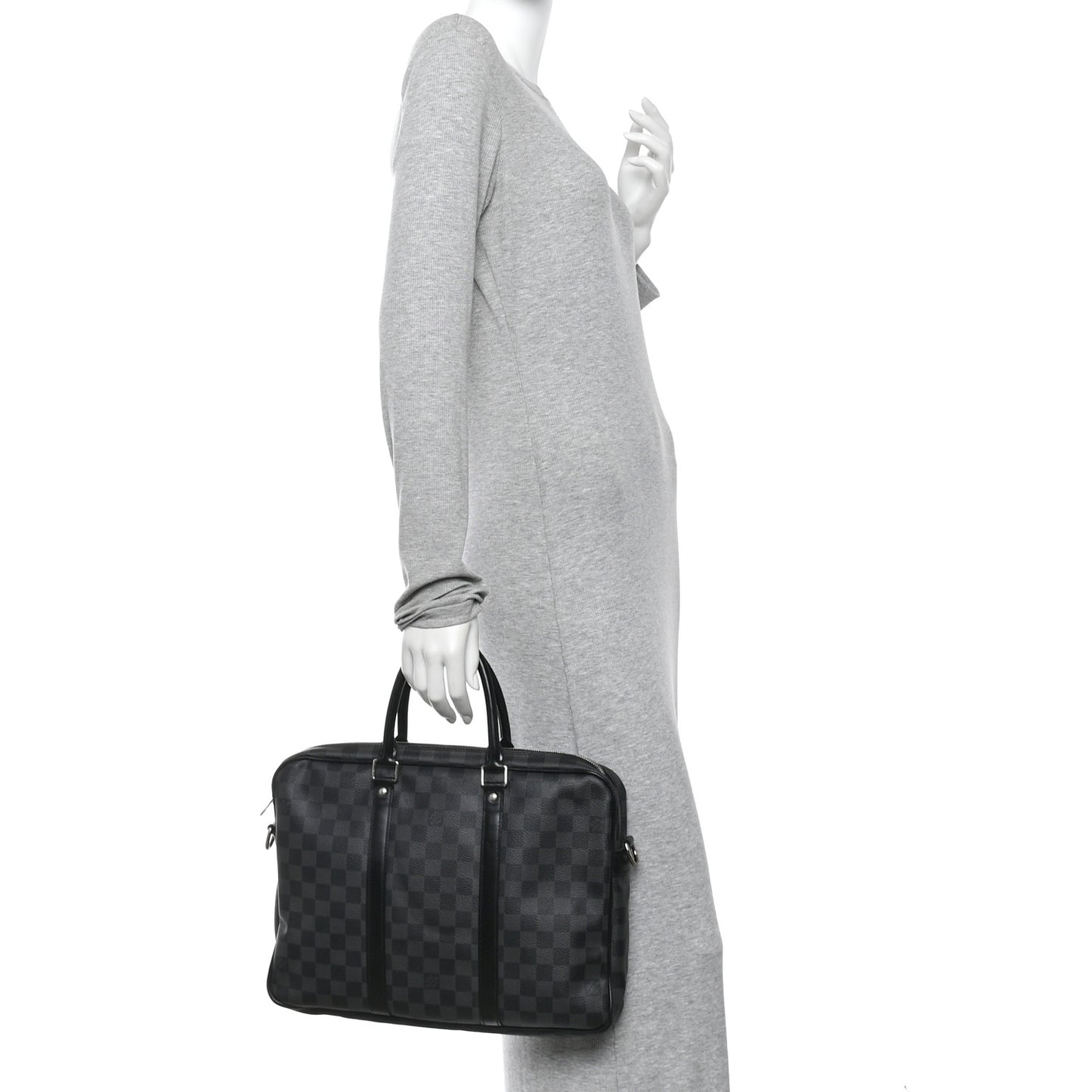 Damier Graphite Porte Documents Voyage PM