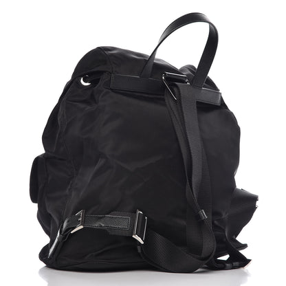 Prada Tessuto Nylon Saffiano Robot Backpack Black 3 of 12