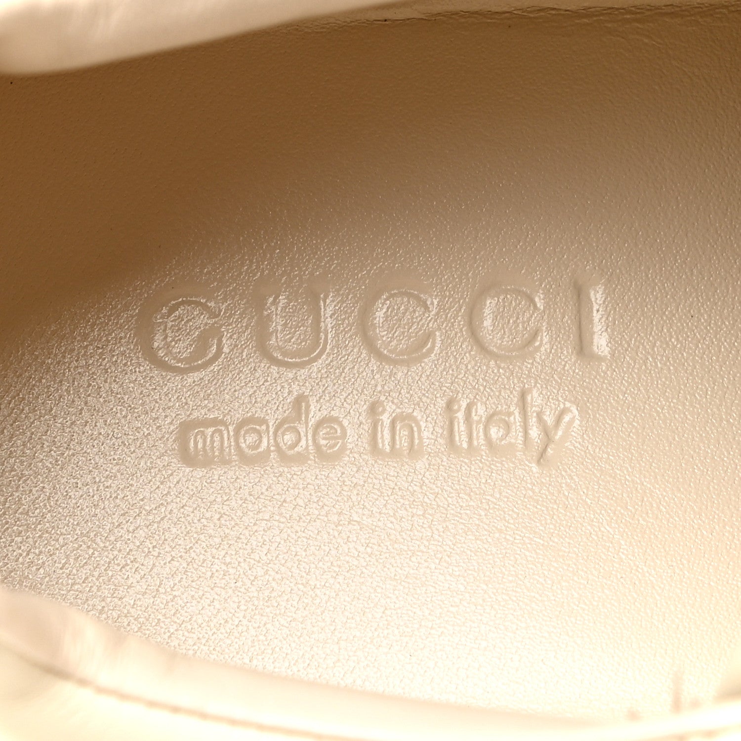 Gucci Calfskin Interlocking G Logo Mens Rhyton Sneakers 8 Ivory 8 of 9