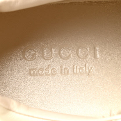 Gucci Calfskin Interlocking G Logo Mens Rhyton Sneakers 8 Ivory 8 of 9