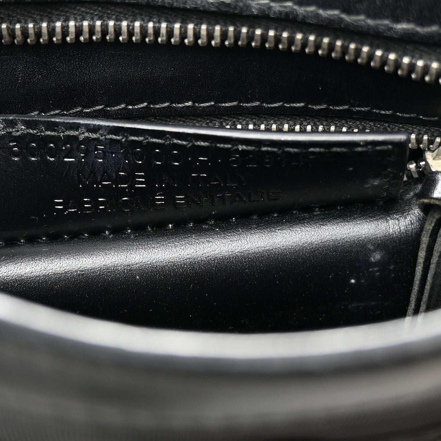 Mesh Calfskin Classic Silver Hardware Mini City Black