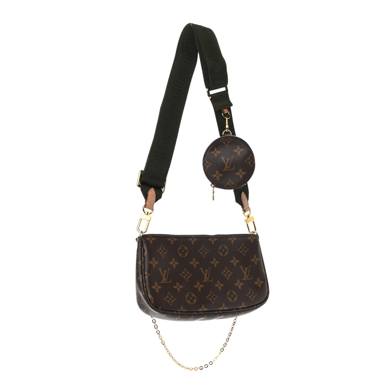 Louis Vuitton Monogram Multi Pochette Accessories Kaki 3 of 13