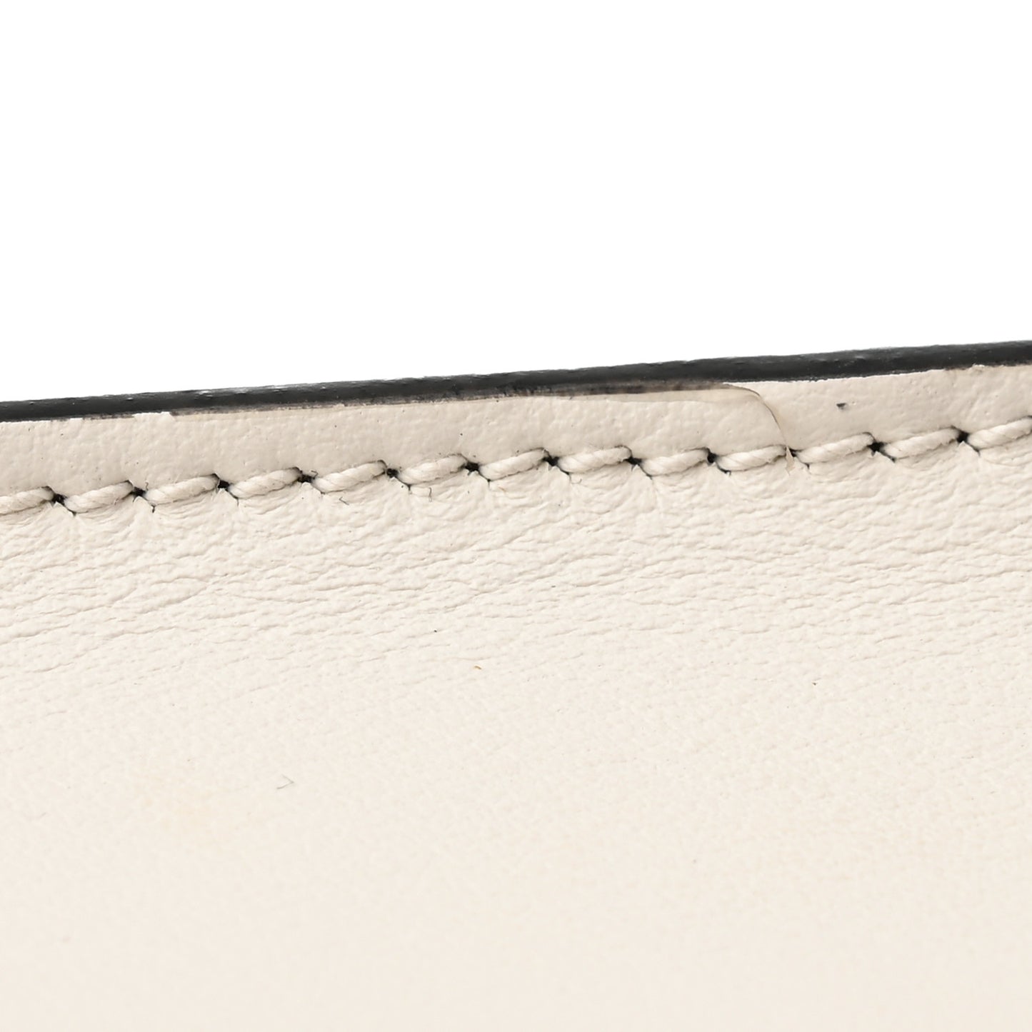 City Calfskin Small Margit Bag White Black