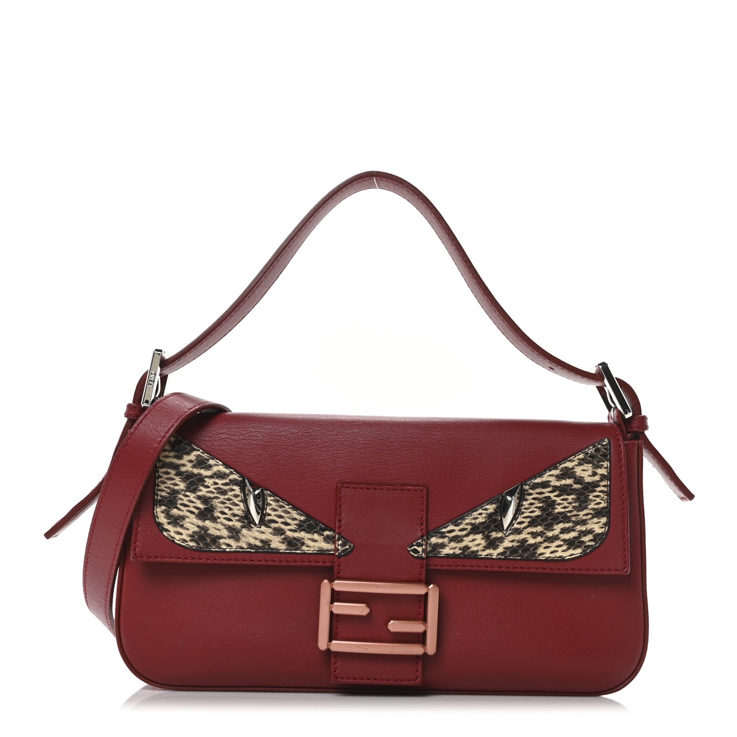 Vitello Dolce Elaphe Monster Eyes Baguette Ribes Naturale