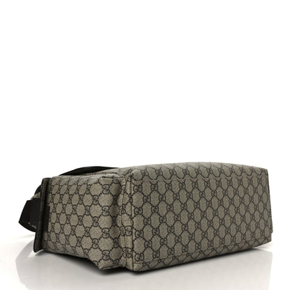 Gucci GG Plus Monogram Messenger Diaper Bag Dark Brown 4 of 8