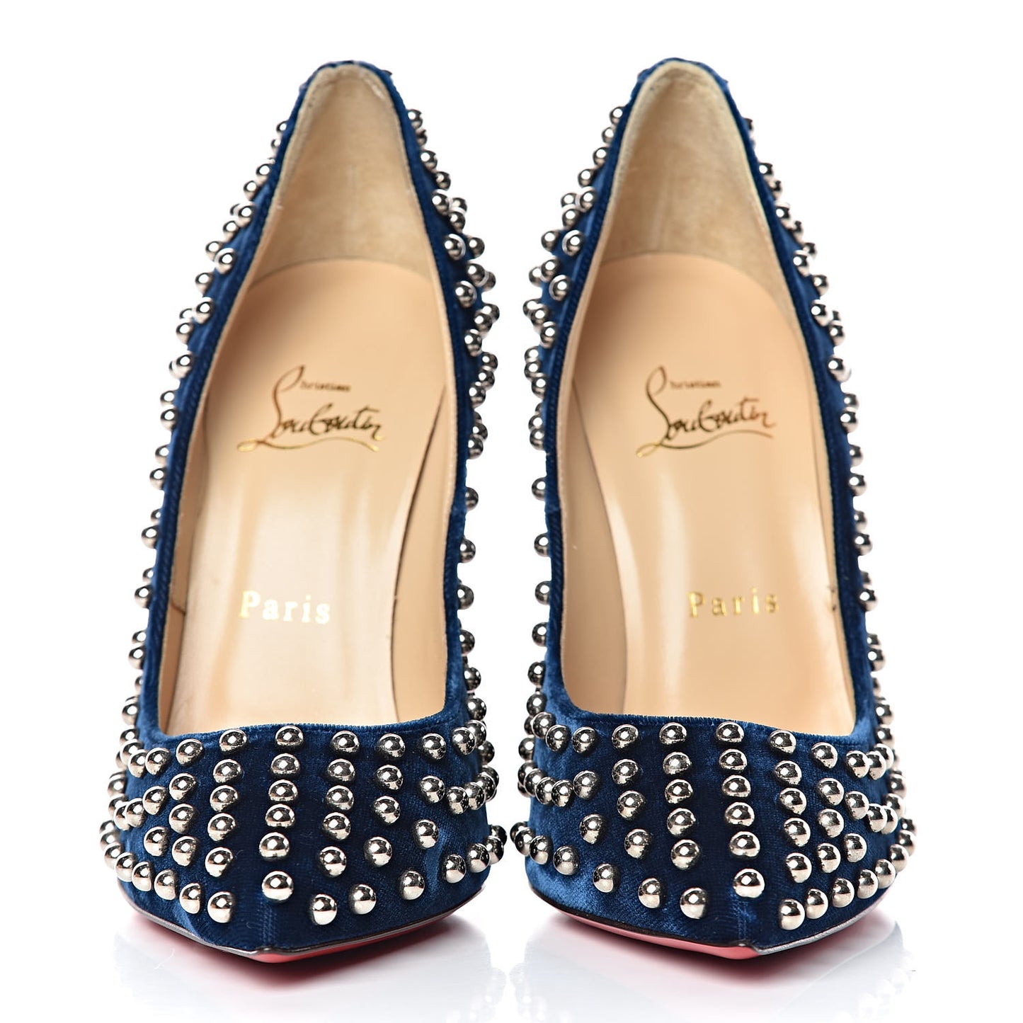 Velvet Specchio Billy 120 Spike Pumps 38.5 Silver Eclipse