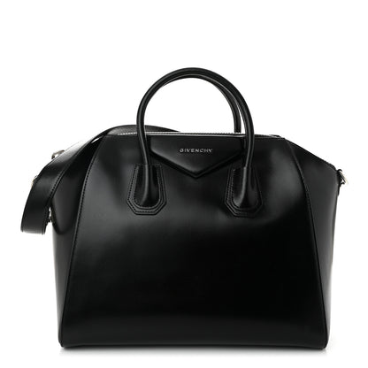 Givenchy Shiny Lord Calfskin Medium Antigona Black 1 of 10