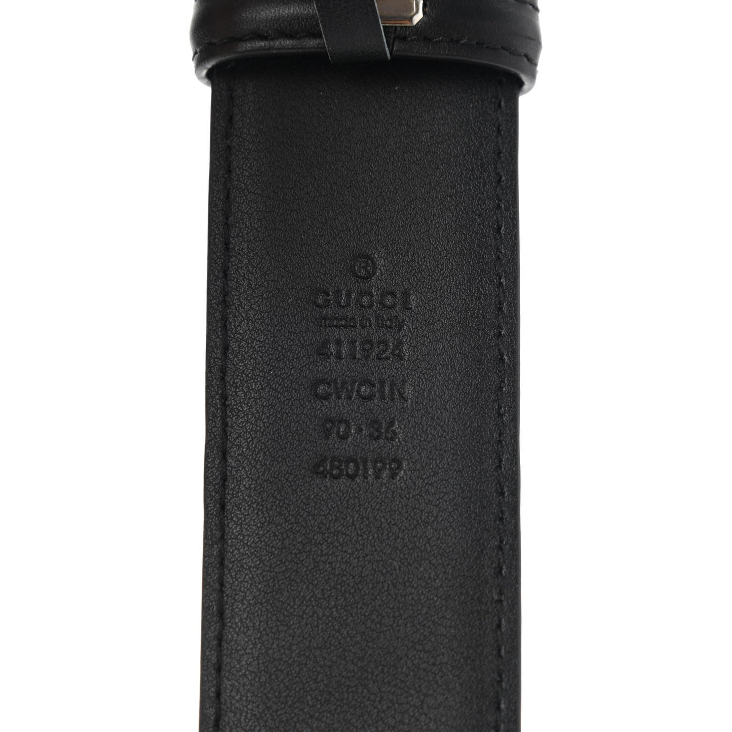 Guccissima Signature Interlocking G 40mm Belt 90 36 Black