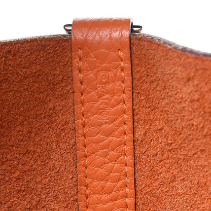 Hermes Taurillon Clemence Picotin Lock 18 PM Orange 7 of 14