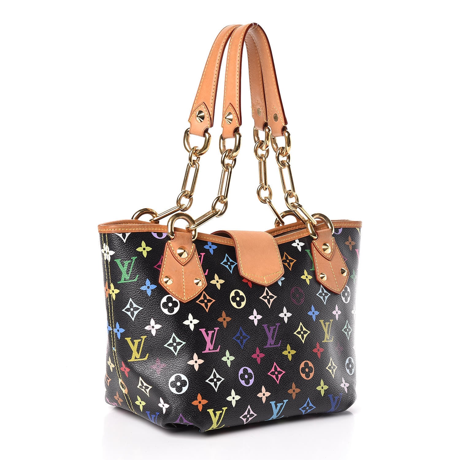 Louis Vuitton Monogram Multicolor Annie MM Black 3 of 15
