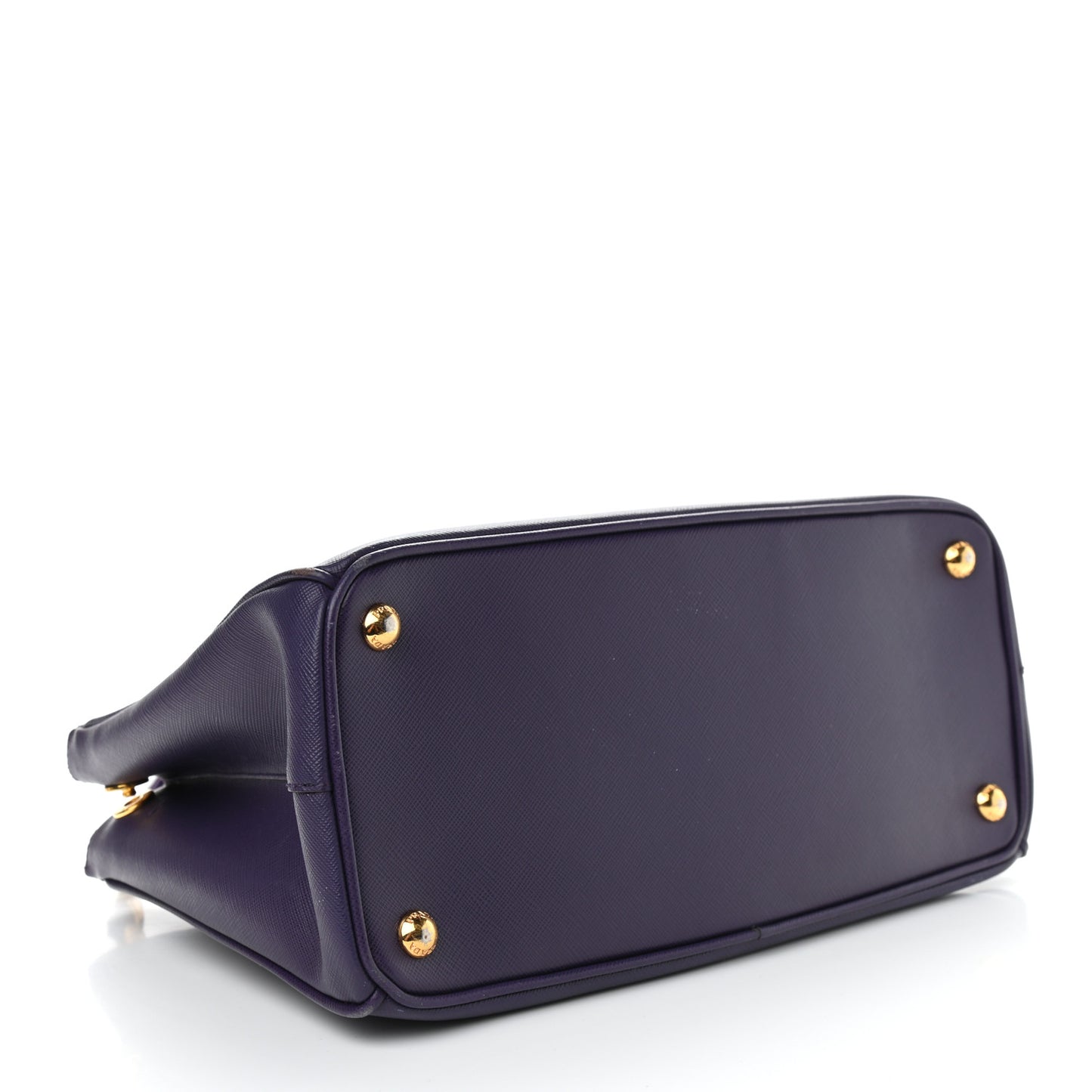 Saffiano Small Galleria Double Zip Tote Uva