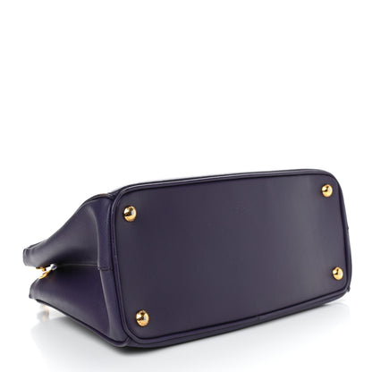 Prada Saffiano Small Galleria Double Zip Tote Uva 5 of 15