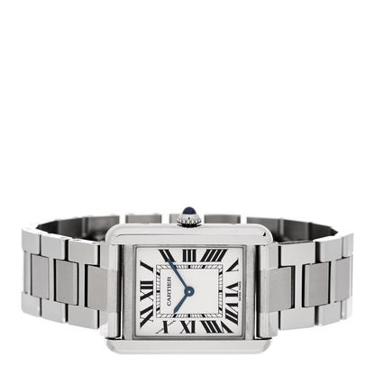 Cartier Stainless Steel 24mm Tank Solo Quartz Watch 2 of 5