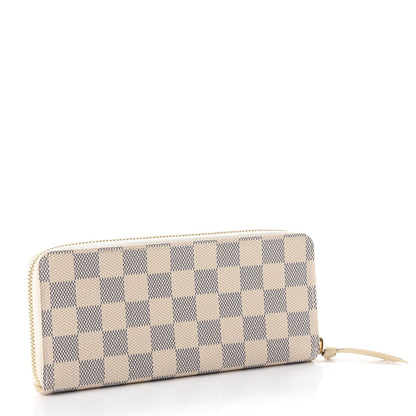 Louis Vuitton Damier Azur Clemence Wallet 3 of 8