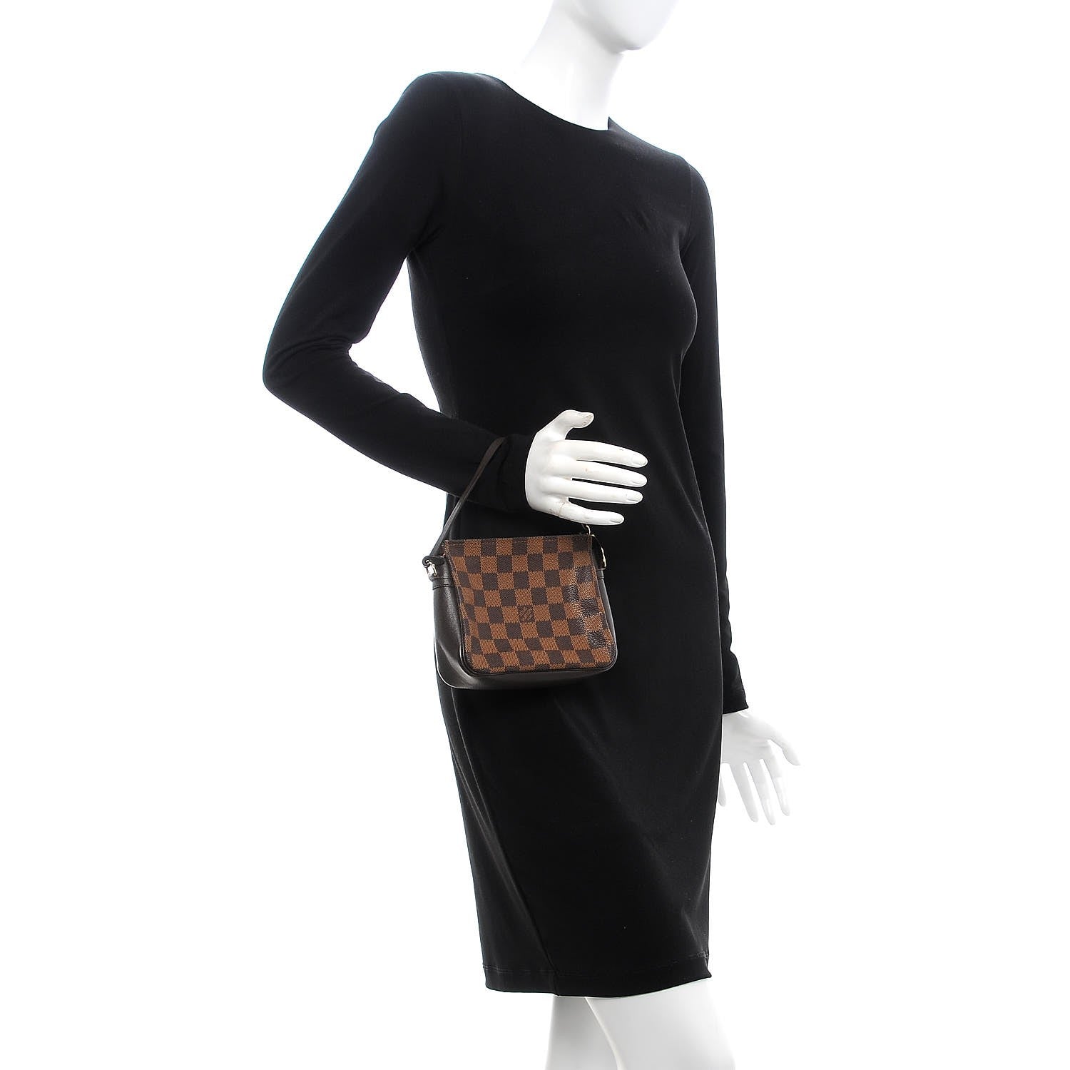 Louis Vuitton Damier Ebene Trousse Make Up Bag Pochette 2 of 10