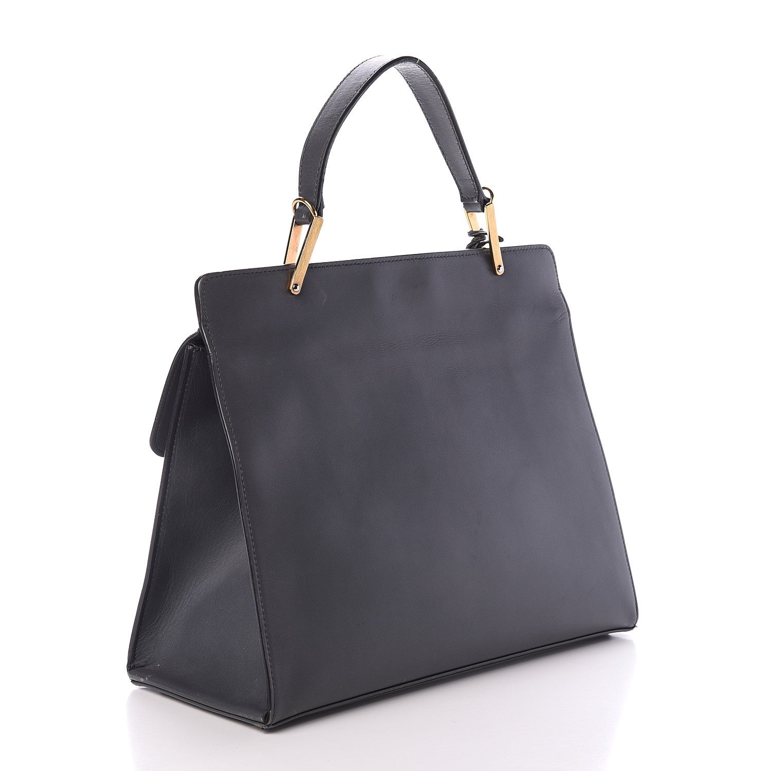 Balenciaga Veau Le Dix M Cartable Shoulder Bag Gris Ardoise 2 of 8