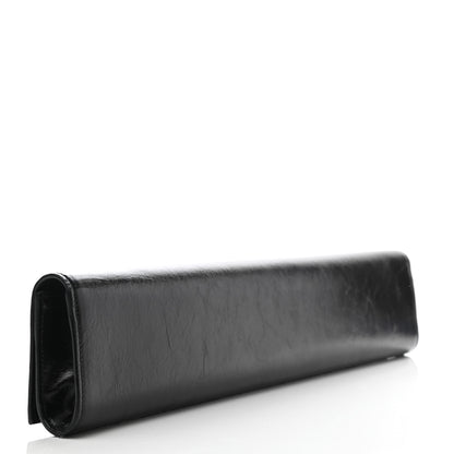 Saint Laurent Calfskin Fetiche Long Clutch Black 3 of 7