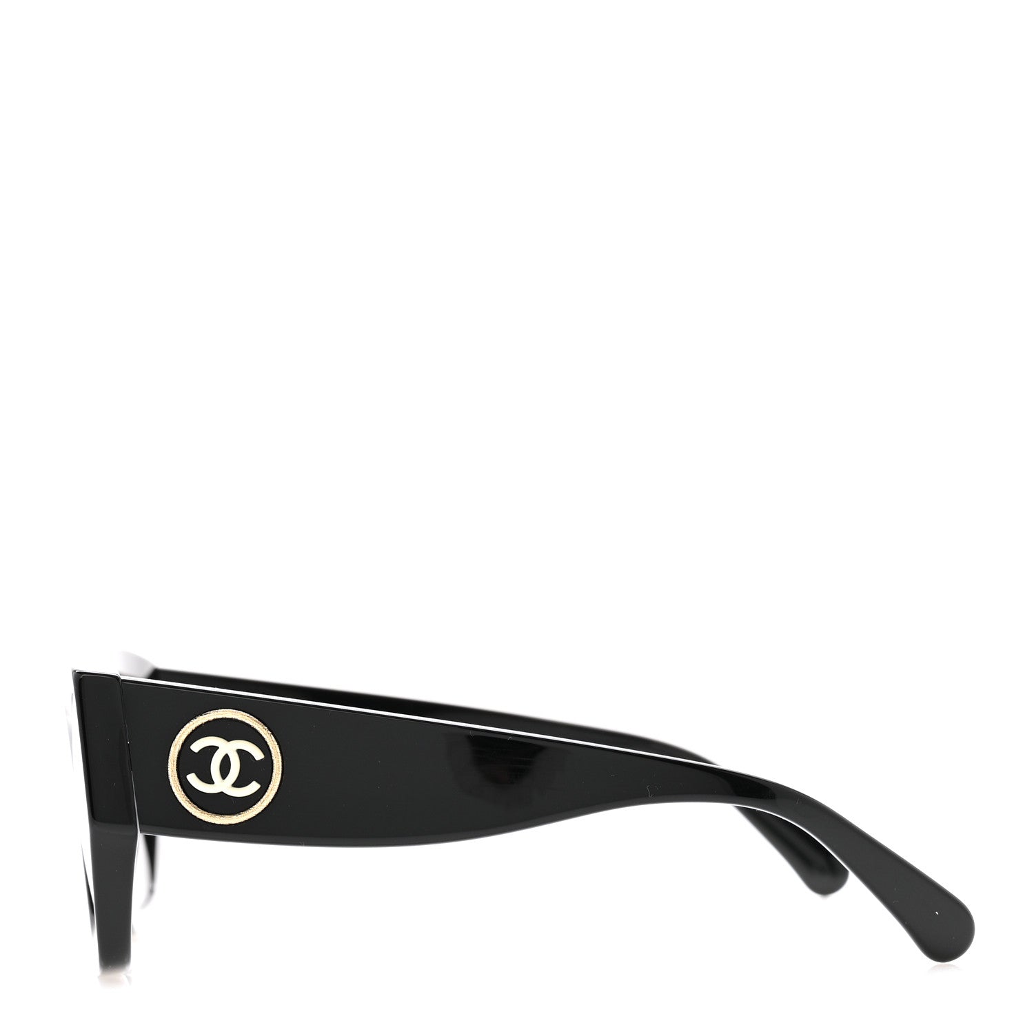 Chanel Acetate Polarized Square Sunglasses 5506 Black 3 of 8