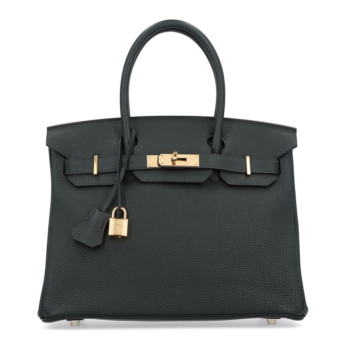 Hermes Togo Birkin 30 Vert Cypress 1 of 11