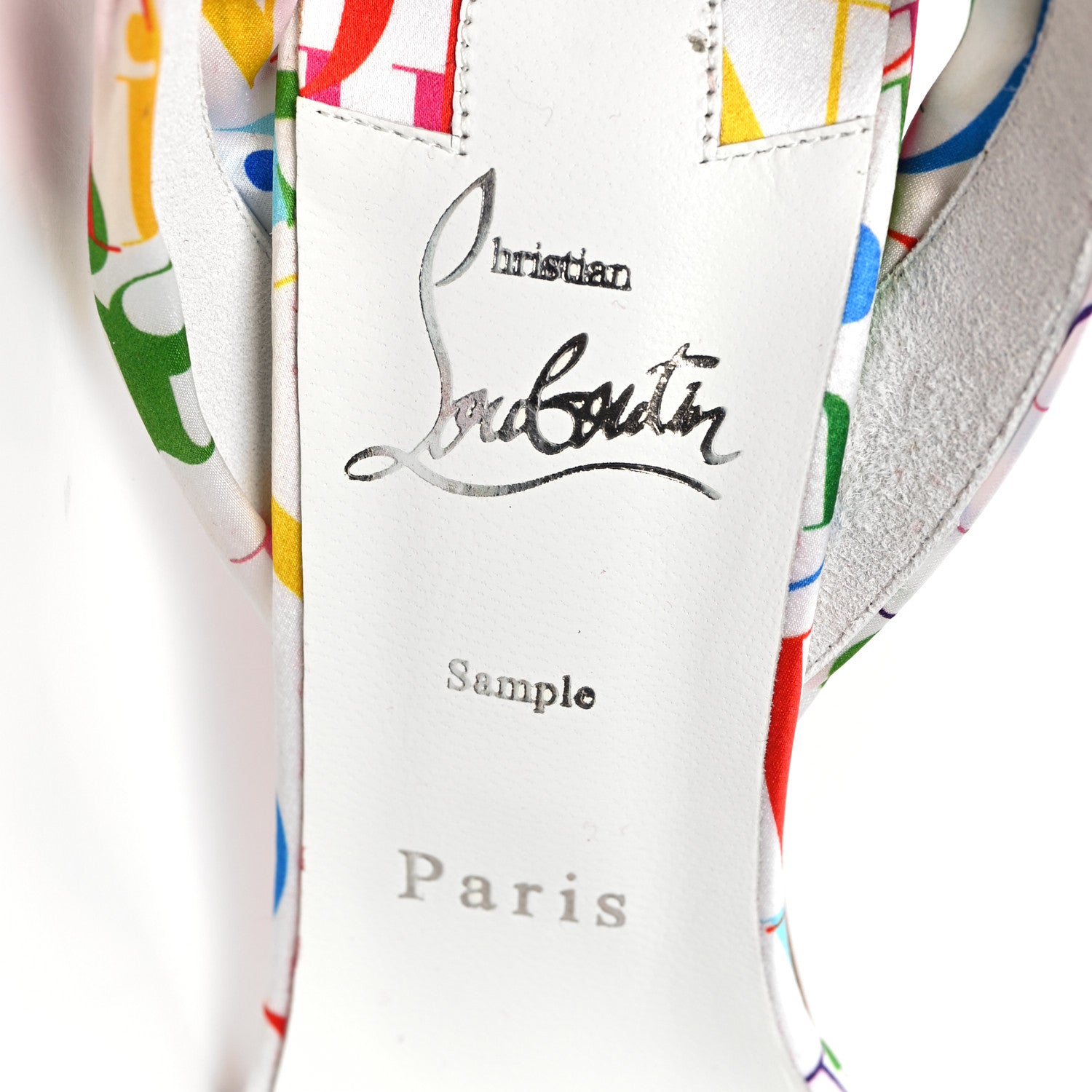 Christian Louboutin Crepe Satin ABC Du Desert 120 Sandal 37 Multicolor 7 of 9